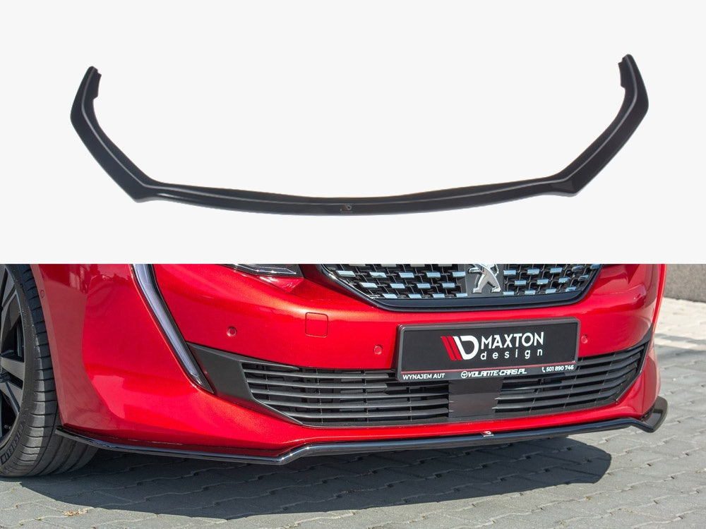Front Splitter V.1 compatible with Peugeot 508 Mk2 - Carbon Look