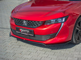 Front Splitter V.1 compatible with Peugeot 508 Mk2 - Carbon Look