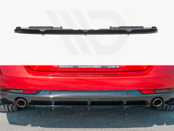 MAXTON DESIGN Central Rear Splitter (with Vertical Bars) Peugeot 508 SW MK2