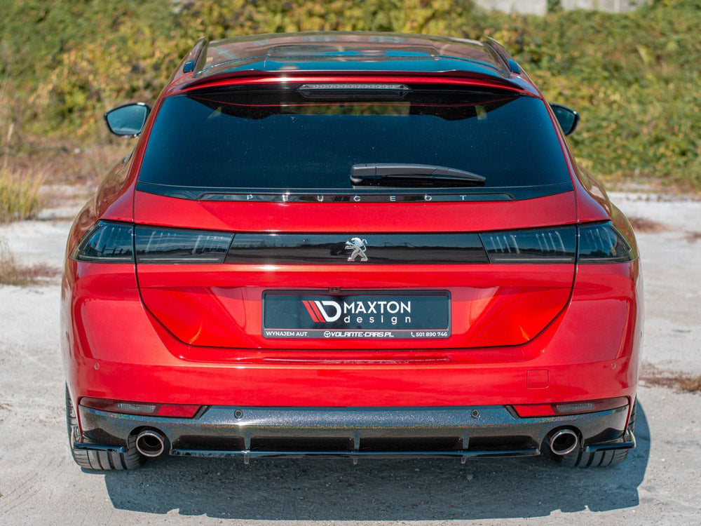 MAXTON DESIGN Central Rear Splitter (with Vertical Bars) Peugeot 508 SW MK2