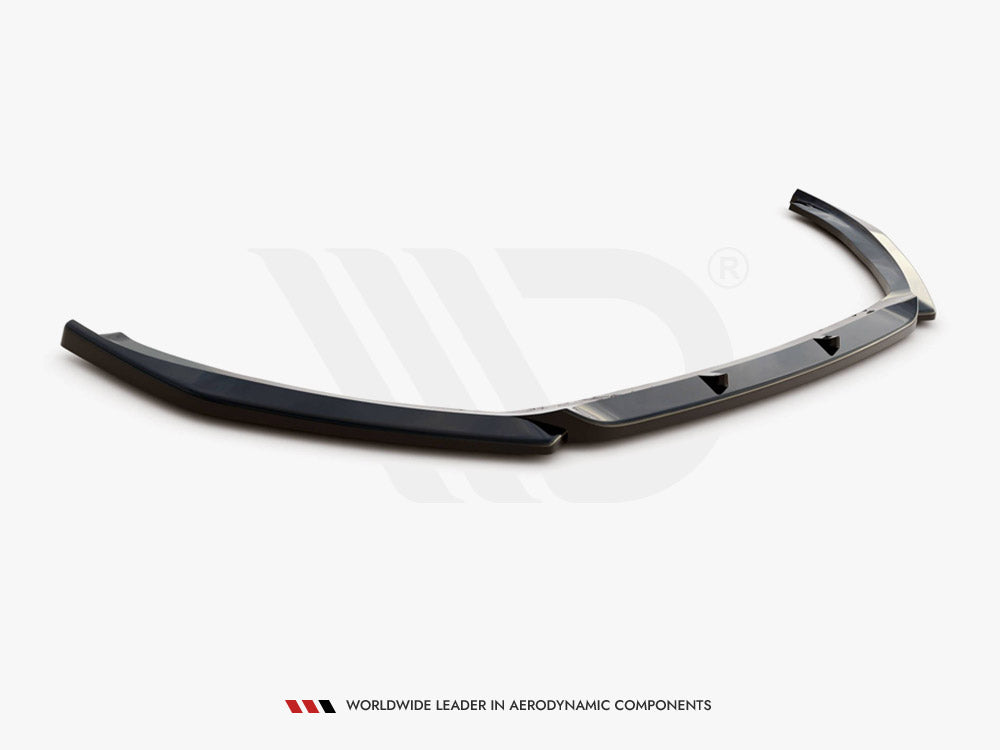 Front Splitter V.2 compatible with Peugeot 2008 Mk2 - Carbon Look