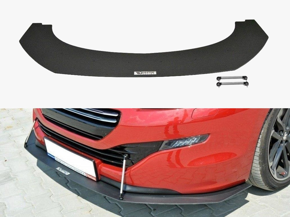 Front Racing Splitter compatible with Peugeot RCZ Facelift (2012-15)