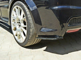 Rear Side Splitters compatible with Opel Astra H (For OPC / VXR) - Carbon Look