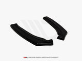 Rear Side Splitters compatible with Opel Astra H (For OPC / VXR) - Carbon Look