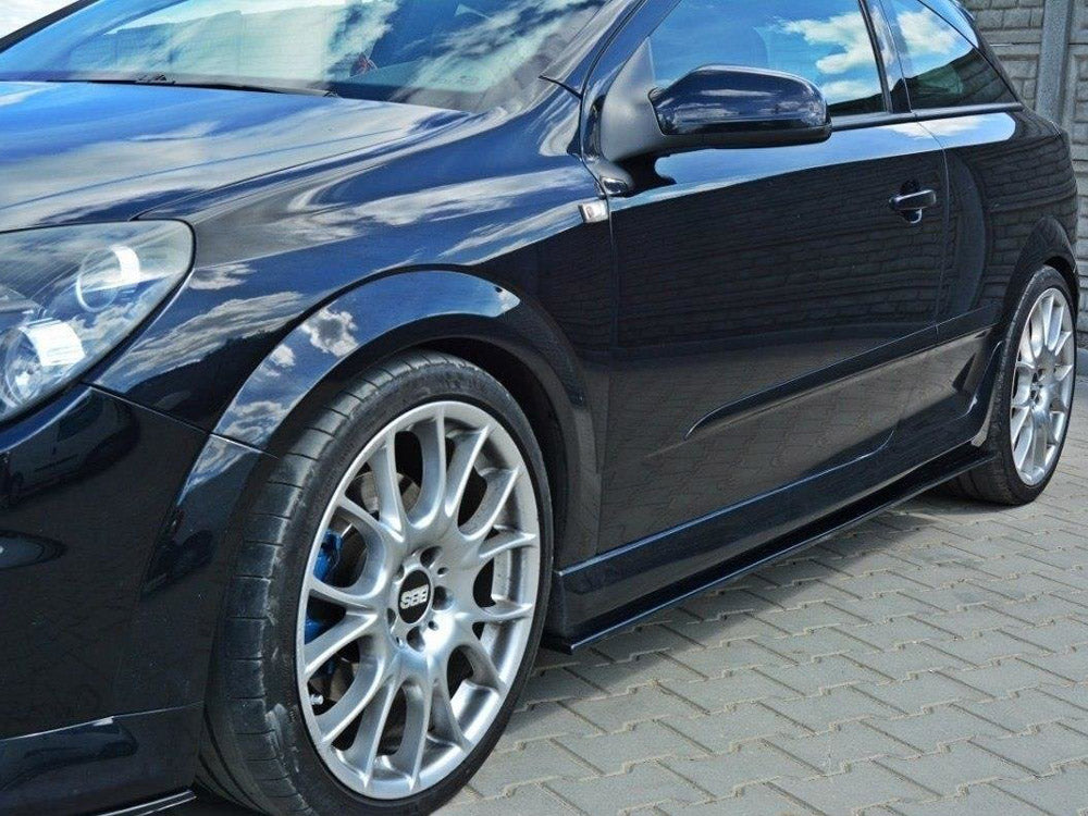 Side Skirts Diffusers Opel Astra H (For OPC / VXR)