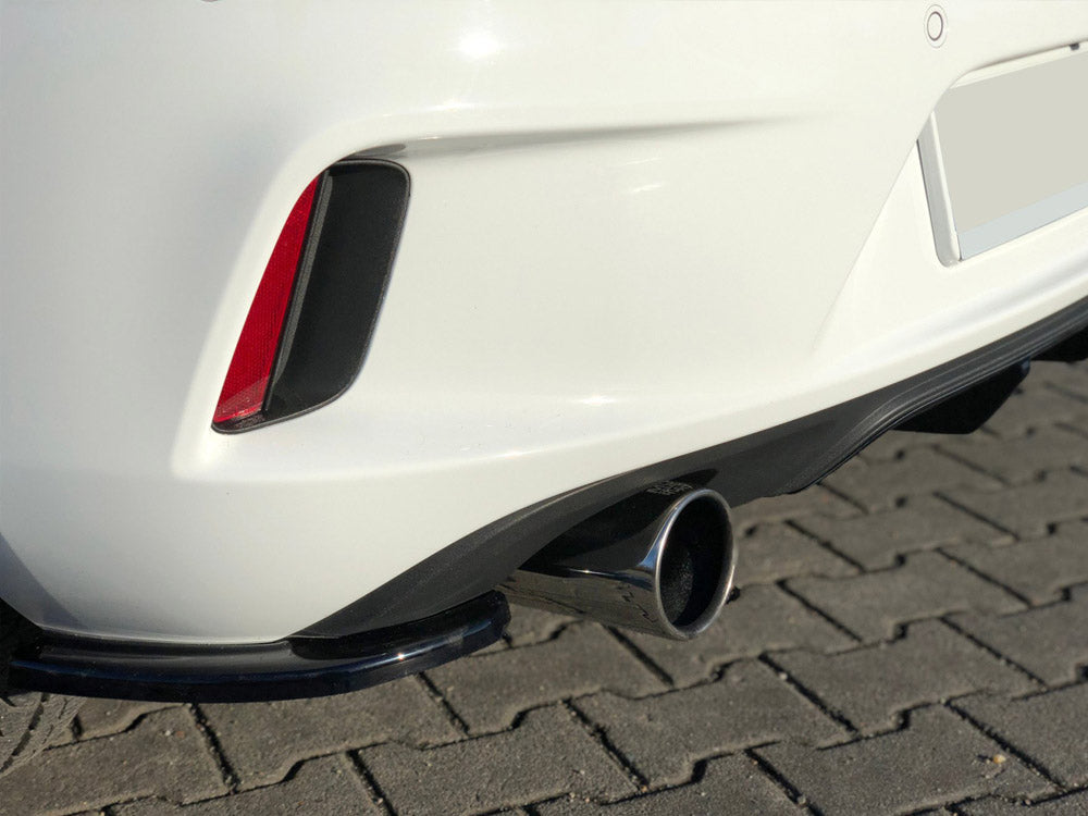 Rear Side Splitters compatible with Opel/vauxhall Astra K OPC Line/VX-Line (2015-2019) - Carbon Look