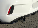 Rear Side Splitters compatible with Opel/vauxhall Astra K OPC Line/VX-Line (2015-2019) - Carbon Look