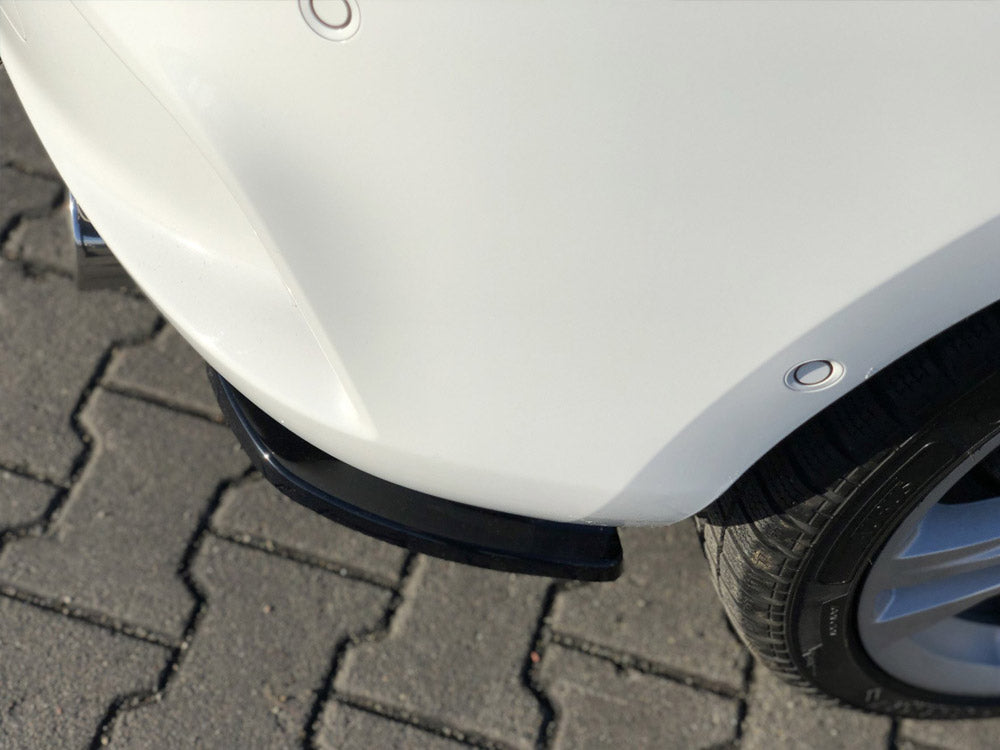 Rear Side Splitters compatible with Opel/vauxhall Astra K OPC Line/VX-Line (2015-2019) - Carbon Look