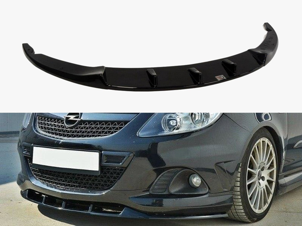 Front Splitter compatible with Opel Corsa D Nurburg (For OPC / VXR Bumper)