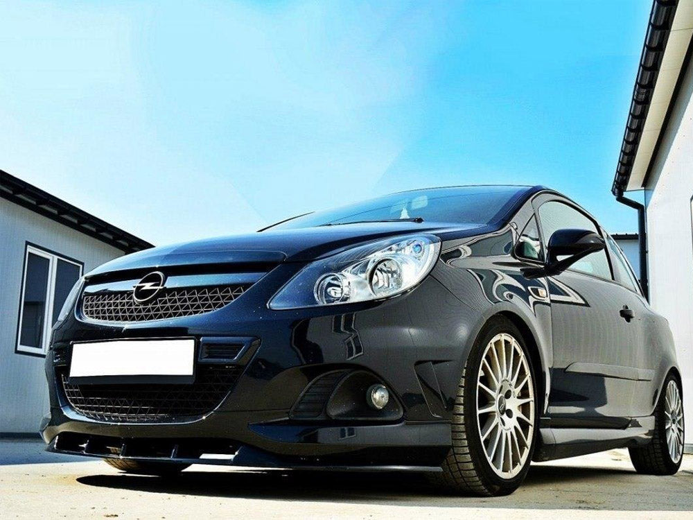 Front Splitter compatible with Opel Corsa D Nurburg (For OPC / VXR Bumper)
