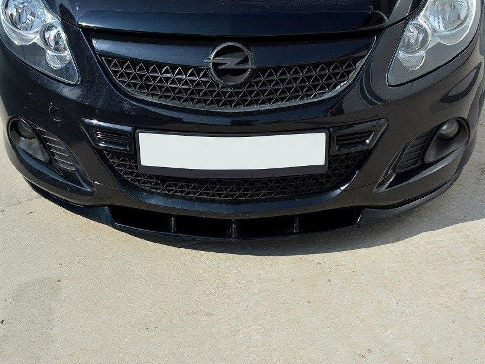 Front Splitter compatible with Opel Corsa D Nurburg (For OPC / VXR Bumper)