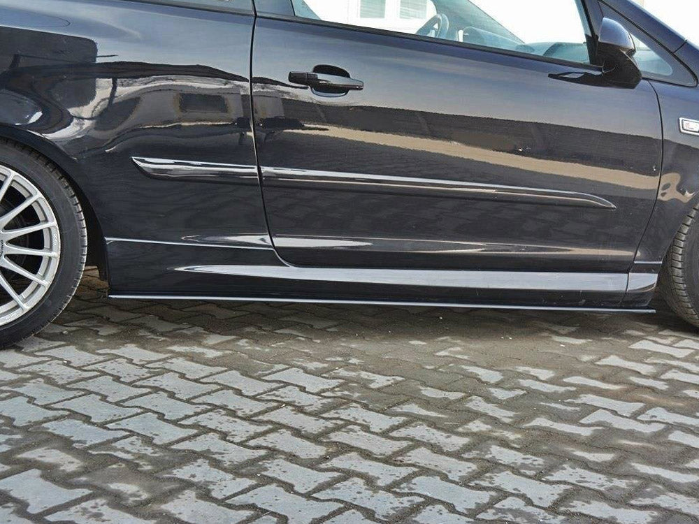 Side Skirts Diffusers compatible with Vauxhall / Opel Corsa D OPC