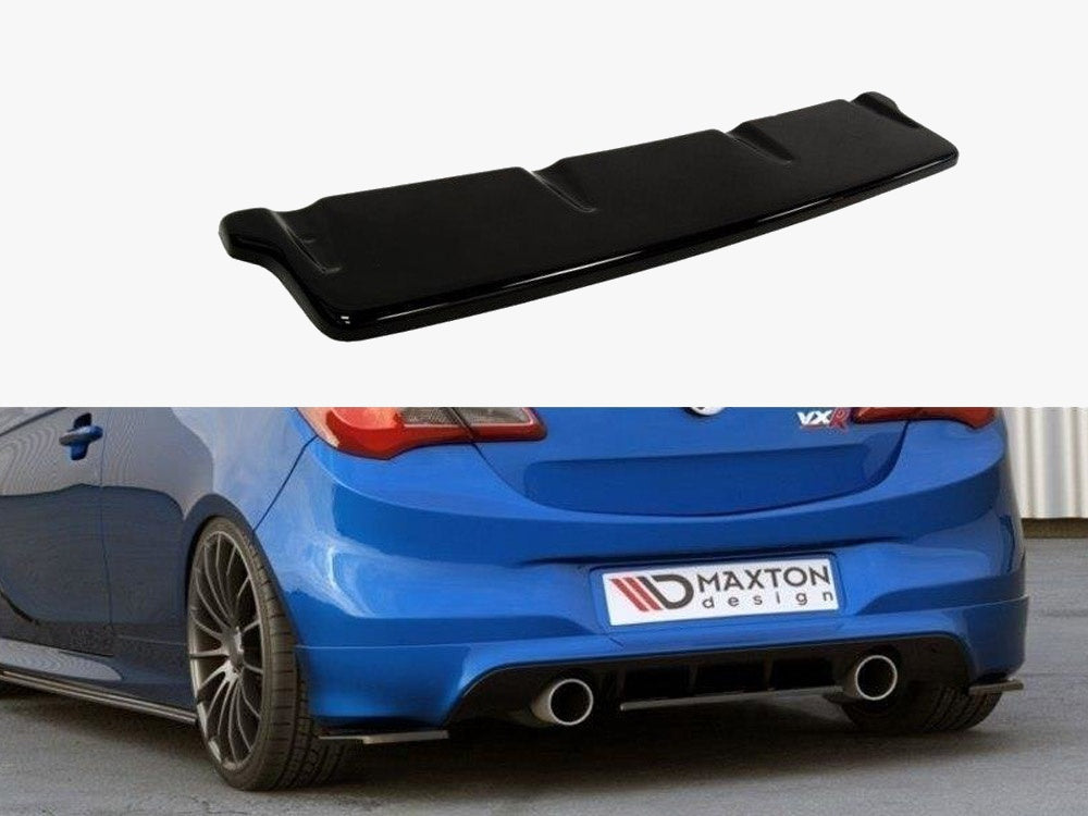 Central Rear Splitter compatible with Opel Corsa E OPC / VXR (2015-2019)