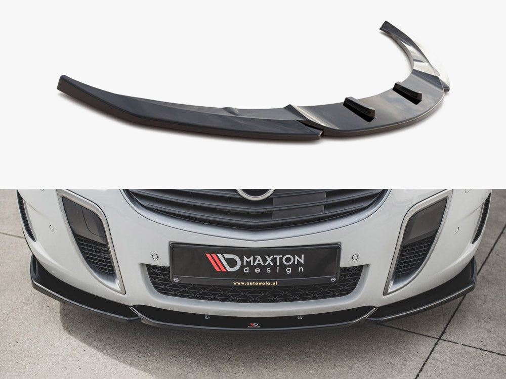 Front Splitter V2 compatible with Opel/vauxhall Insignia Mk1 Vxr/opc Facelift (2013-2017)