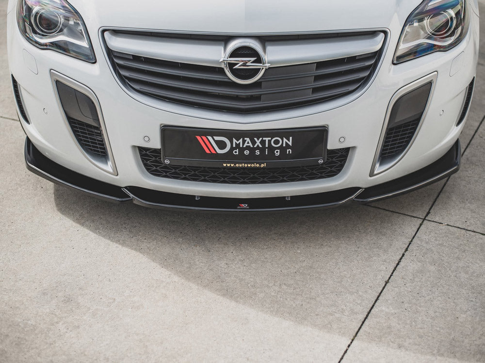 Front Splitter V2 compatible with Opel/vauxhall Insignia Mk1 Vxr/opc Facelift (2013-2017)