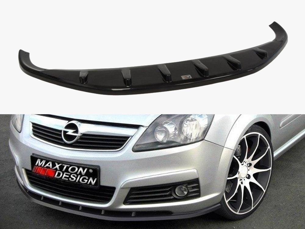 Front Splitter compatible with Opel Zafira B (Preface) - Carbon Look