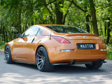 Rear Side Splitters compatible with Nissan 350Z (2003-2008)
