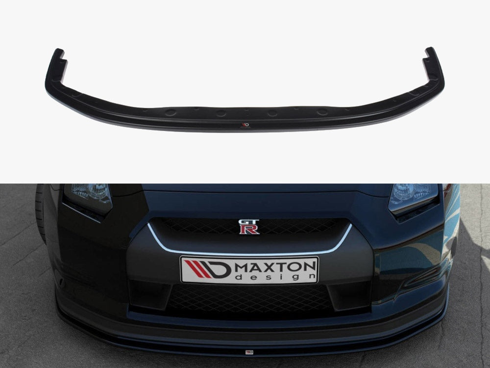 Front Splitter V.2 compatible with Nissan GT-R Pre-Facelift Coupe (R35-SERIES) (2007-2010)