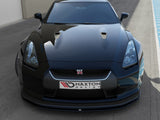 Front Splitter V.2 compatible with Nissan GT-R Pre-Facelift Coupe (R35-SERIES) (2007-2010)