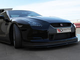 Front Splitter V.2 compatible with Nissan GT-R Pre-Facelift Coupe (R35-SERIES) (2007-2010)