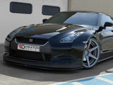 Front Splitter V.2 compatible with Nissan GT-R Pre-Facelift Coupe (R35-SERIES) (2007-2010)