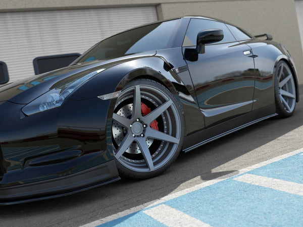 Side Skirts Splitters Nissan GT-R Pre-facelift Coupe (R35-SERIES) (2007-2010)
