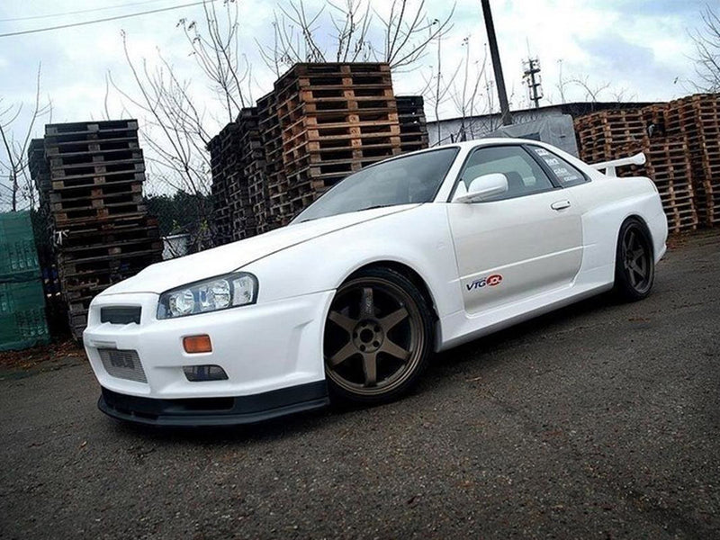 Front WIDE Arches GTR Look Nissan Skyline R34 GTR (1998-2002)