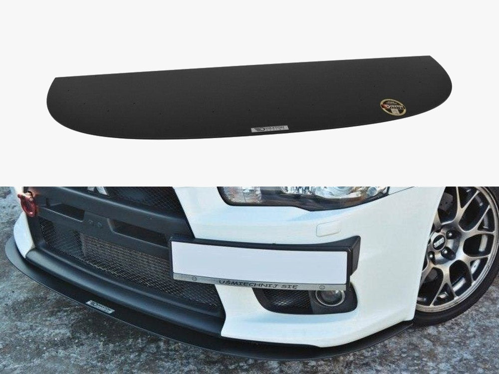 Front Racing Splitter V.3 compatible with Mitsubishi Lancer EVO X (2005-2017)