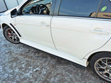 Racing Side Skirts Diffusers compatible with Mitsubishi Lancer EVO X (2007-2015)