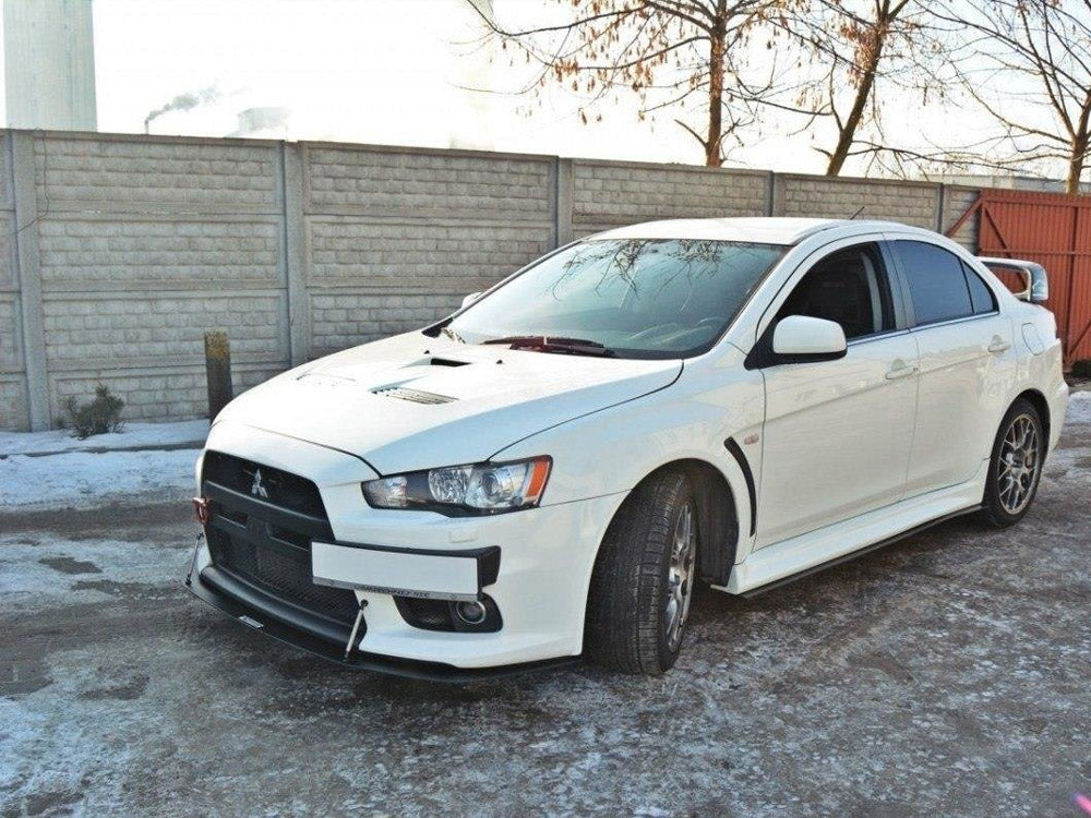 Racing Side Skirts Diffusers compatible with Mitsubishi Lancer EVO X (2007-2015)