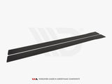 Racing Side Skirts Diffusers compatible with Mitsubishi Lancer EVO X (2007-2015)