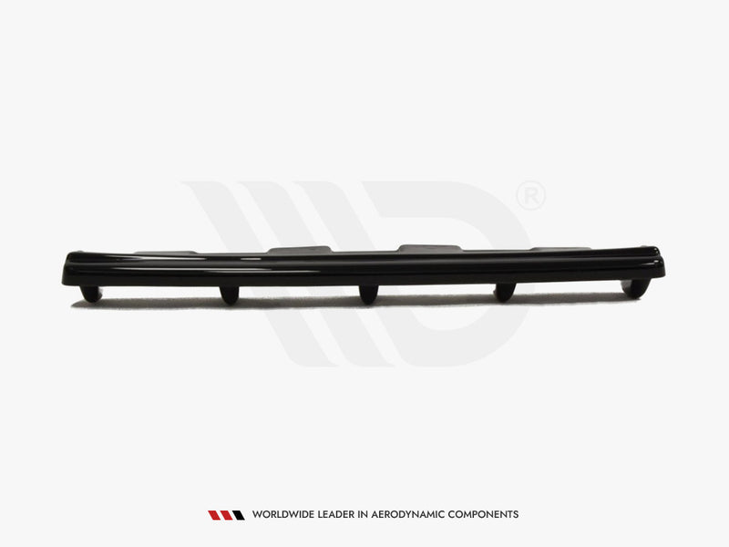 Central Rear Splitter Mitsubishi Lancer EVO X (W/vertical Bars) (2007-2015)