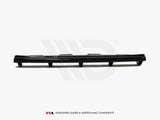 Central Rear Splitter compatible with Mitsubishi Lancer EVO X (W/vertical Bars) (2007-2015)