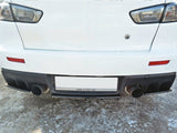 Central Rear Splitter Mitsubishi Lancer EVO X (W/vertical Bars) (2007-2015)