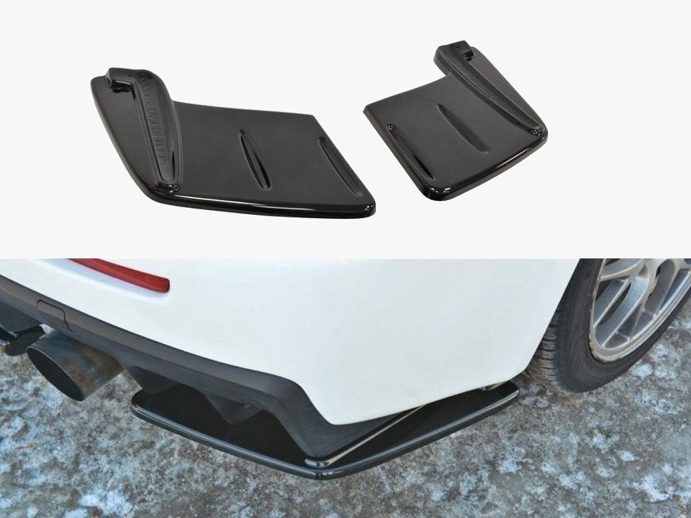 Rear Side Splitters compatible with Mitsubishi Lancer EVO X (2007-2015)