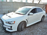 Side Skirts Diffusers compatible with Mitsubishi Lancer EVO X US Version (2007-2015)