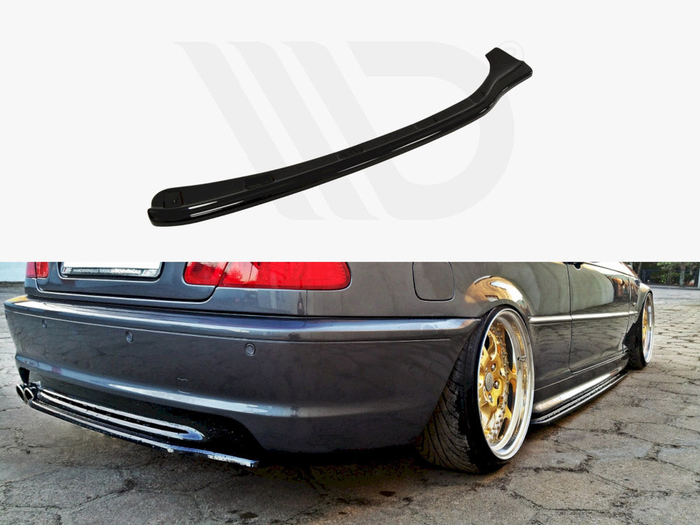 MAXTON DESIGN Central Rear Splitter BMW 3 E46 M-Pack Coupe
