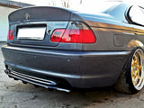 Central Rear Splitter (Vertical Bars) BMW 3 E46 Coupe M-Pack