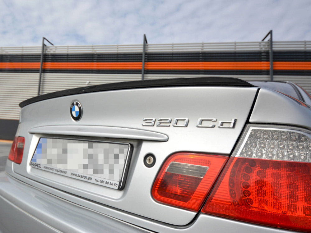 Spoiler Extension CAP compatible with BMW 3 E46 Coupe Pre-facelift Standard (1999-2003) - Textured