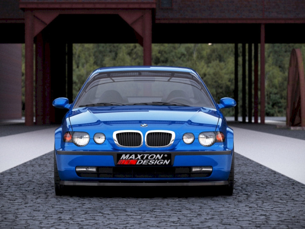 Front Splitter compatible with BMW 3 E46 Compact (2000-2004) - Carbon Look