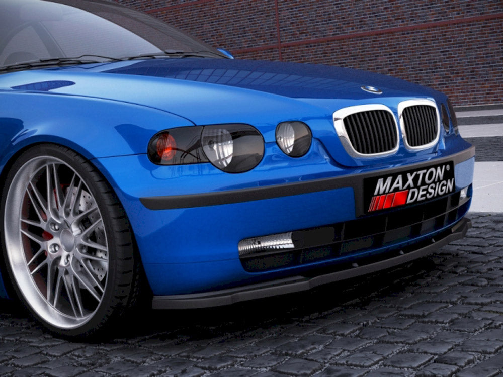 Front Splitter compatible with BMW 3 E46 Compact (2000-2004) - Carbon Look