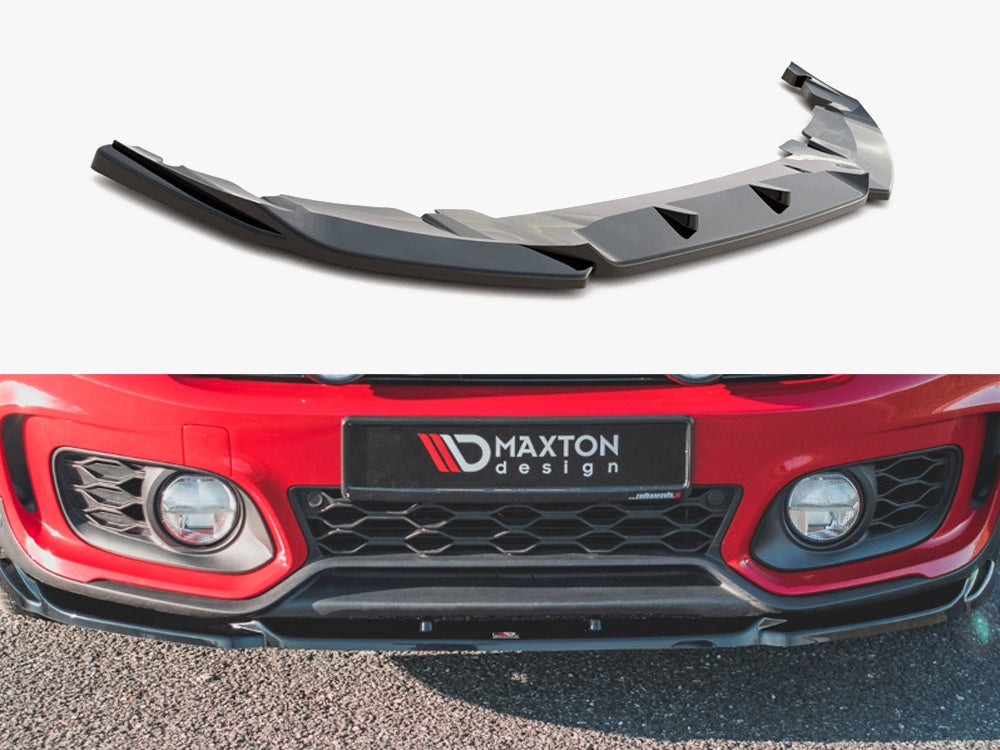 Front Splitter V.2 compatible with MINI Countryman Mk2 F60 JCW - Carbon Look