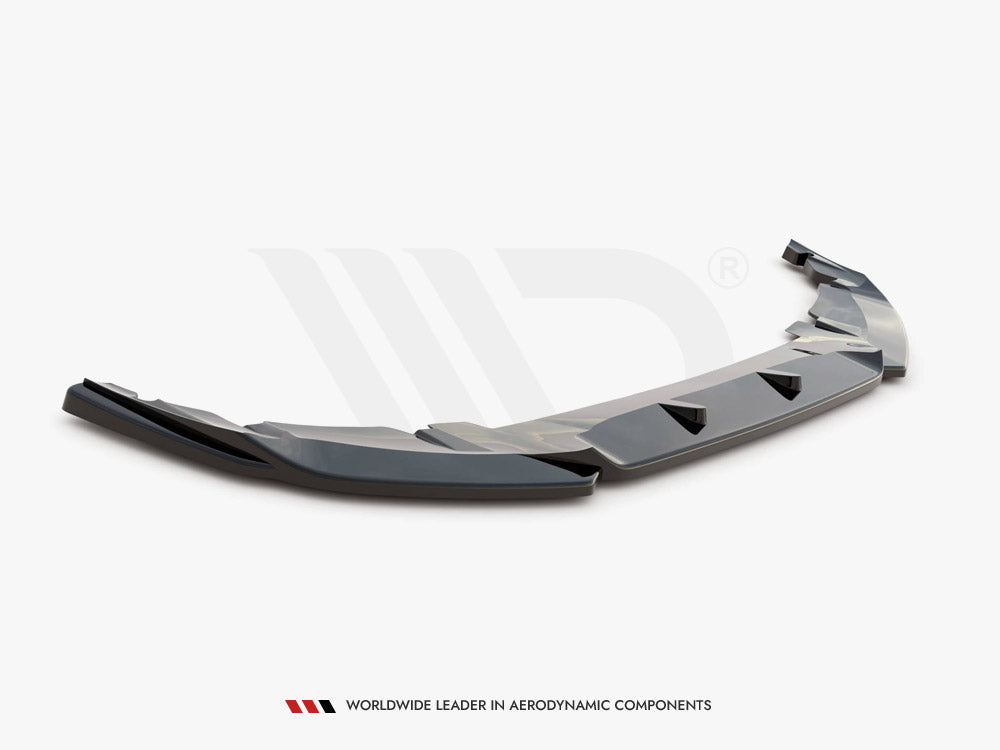 Front Splitter V.2 compatible with MINI Countryman Mk2 F60 JCW - Carbon Look