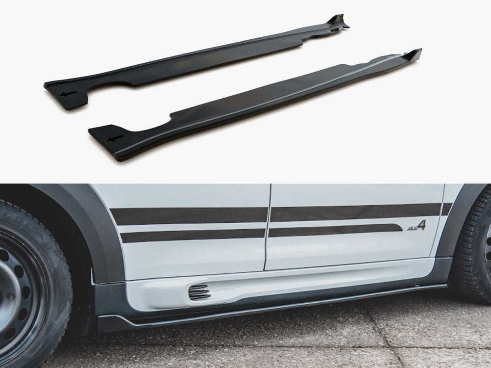 Side Skirts Diffusers compatible with MINI Countryman JCW Mk1 (2012-2016)