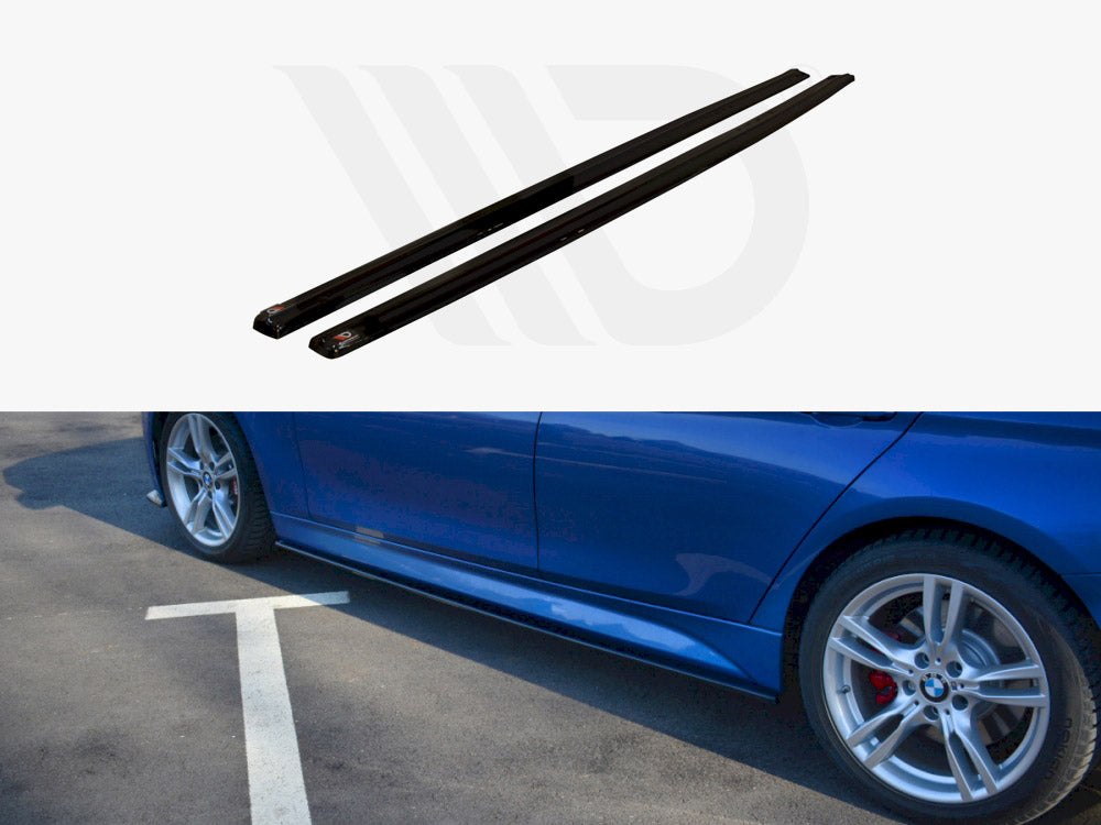 Side Skirts Splitters Bmw 3-SERIES F30 Facelift Sedan M-sport (2015-2018)