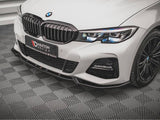 Front Splitter V.4 compatible with BMW 3 G20 / G21 M Sport (2018-2022)