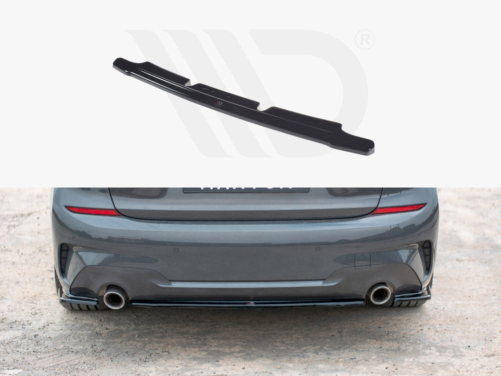 MAXTON DESIGN Central Rear Splitter Bmw 3 G20 M-sport (2019-2022)