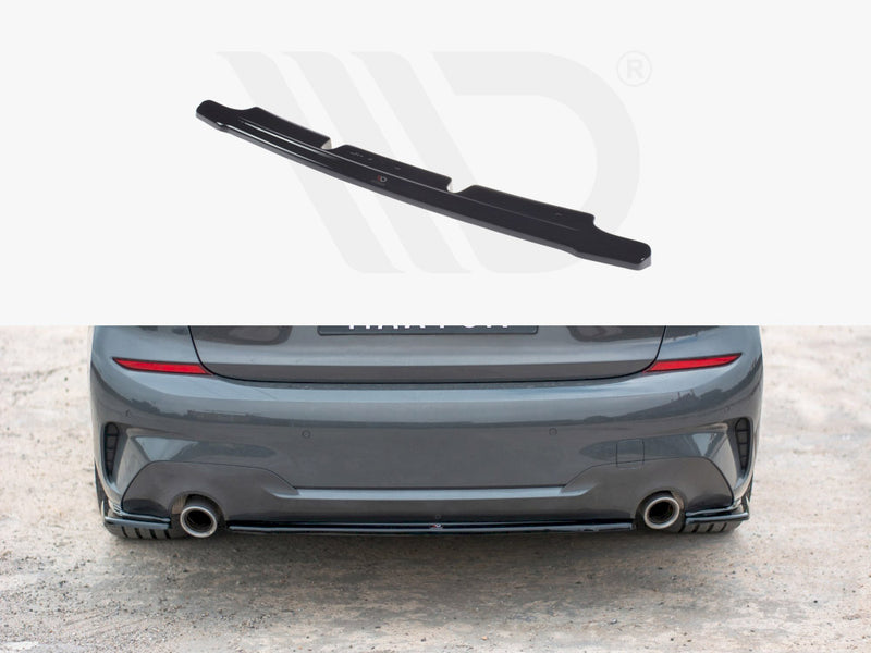 MAXTON DESIGN Central Rear Splitter Bmw 3 G20 M-sport (2019-2022)