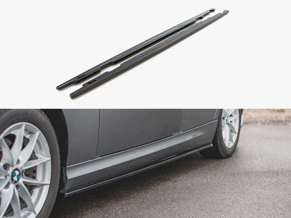 Side Skirt Diffusers compatible with BMW 3 Series E91 Facelift (2008-2011)