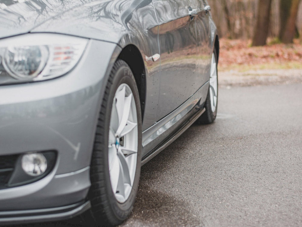 Side Skirt Diffusers compatible with BMW 3 Series E91 Facelift (2008-2011)